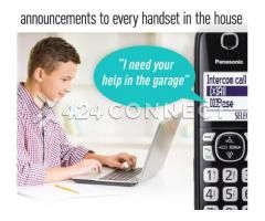 Panasonic Cordless Pabx With 5 Handset With Answering Machine