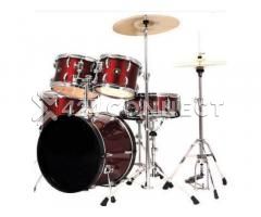 5 Pieces FBT Olympic Drums Set - Wine Red