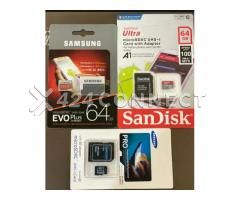 64gb Samsung Sandisk Kingston Original Memory Card Class 10