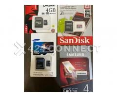 4gb Samsung Sandisk Kingston Original Memory Card Class 10