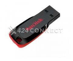 Sandisk Cruzer Blade Pen Drive - 32GB Black/Red
