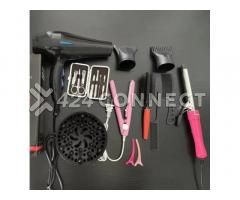 Waer Hair Dryer Hand Dryer Set With Accessories - Black