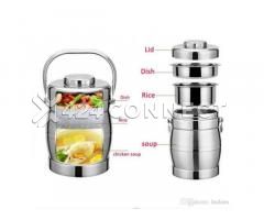 Stainless Food Flask Food Warmer - Silver