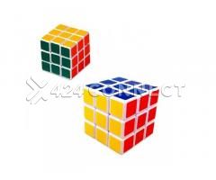 2 Pieces Plastic Puzzle Cubes - Multicolor