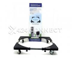 Refrigerator Stand Washing Machine Stand - Grey/Black