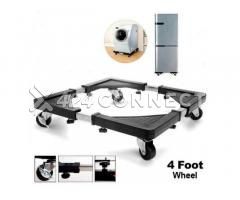 Refrigerator Stand Washing Machine Stand - Grey/Black