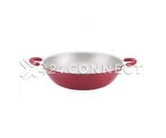 Wok Pan Deep Frying Pan With 2Handles - Multicolor - Image 4/4