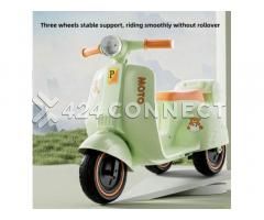 2-5 Years Kids Electric Scooter Motor - Green Brown