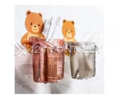 2Pieces Plastic Bathroom Cup Holder - Multicolor - Image 3/5