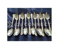 12 Pieces Stainless Steel Spoons - Silver