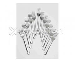 12 Pieces Heavy Stainless Steel Fork - Silver