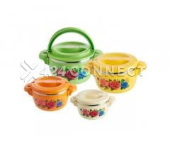 4Set Colourful Insulated Food Warmer - Multicolor - Image 5/7