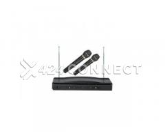 FM Wireless Microphone and Receiver - Black
