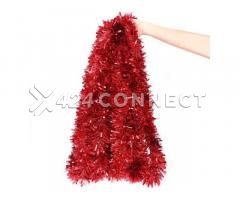 12 Pieces Merry Christmas Tinsels - Red - Image 3/5