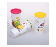 3Pcs Plastic Drinking Cups - Multicolor - Image 3/3