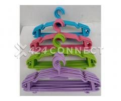Heavy Plastic Clothes Hanger - Multicolor