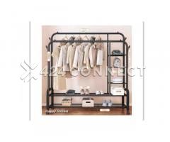 Multi Purpose Space Saving Garment Rack - Black