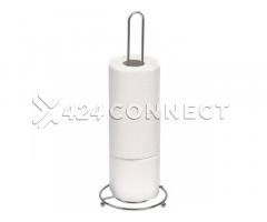 2Pcs Tissue Stand Toilet Paper Stand Kitchen Paper Stand - Silver