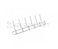Multipurpose Wall Clothes and Bags Hanger - Silver - Image 3/4