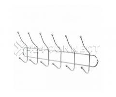 Multipurpose Wall Clothes and Bags Hanger - Silver - Image 4/4