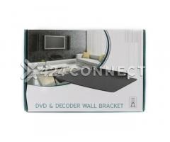 Glass Wall Mount Shelf for TV - Black
