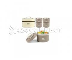 4Pcs Insulated Food Bowls in a Bag Lunch Box- Brown - Image 4/7