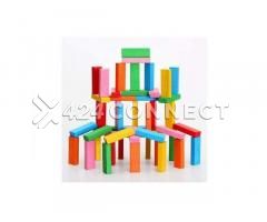 Wooden Tumbling Tower Game Jenga - Multicolor - Image 3/7