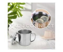 555 Cup Silver Cup Stainless Steel Cup - Silver