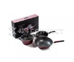 Nonstick Frying Pan 3Set - Black