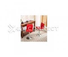 Height Adjustable Bar Chair- Red