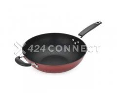 Nonstick Wok Pan With One Handle - Black - Image 3/3