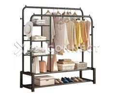 Multi Purpose Space Saving Garment Rack- Black