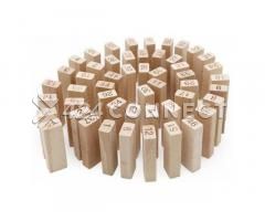 Wooden Tumbling Tower Game Jenga - Brown - Image 3/5