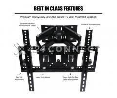 Universal Dual Arm TV Wall Bracket - Black - 70 Inches