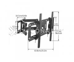 Universal Dual Arm TV Wall Bracket - Black - 70 Inches - Image 3/3
