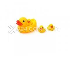 Kids Duck Bath Toys Set 4 Pieces - Yellow