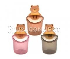 3 Pieces Adhesive Bathroom Accessories Holder - Multicolor