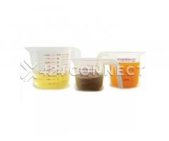 3 Pieces Plastic Measuring Cups - Transparent - Image 3/6