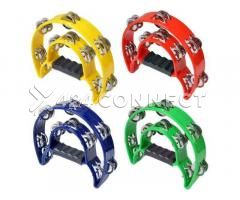 Double Row Tambourine 2Pack - Multicolor