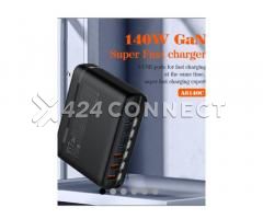 Ldnio A6140c Led Display Gan Tech 6 Ports Multi 140w Gan Charger