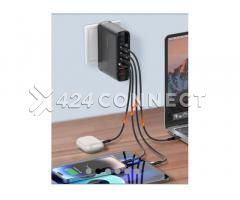 Ldnio A6140c Led Display Gan Tech 6 Ports Multi 140w Gan Charger - Image 3/6