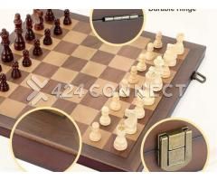 Magnetic Wooden Chess Set for Adults Kids 15'' Chess Board - Image 3/5