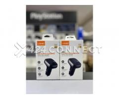 Ldnio C704q Car Charger With Fm Transmitter, 3 Usb Ports, Pd