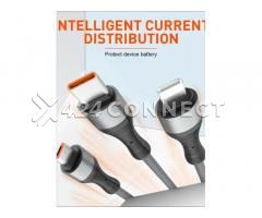 Ldnio 100w 3-in-1 Fast Charging Cable, 3.3ft, Black