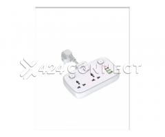 Ldnio. Sc2413 Universal Outlets Power Strip Tower 20w, 2 Power - White - Image 4/6