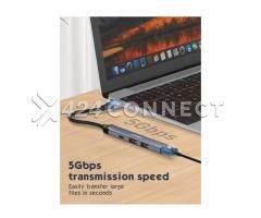 Ldnio Ds-44c New Design Mini Converter Laptop Docking Station 4-in-1