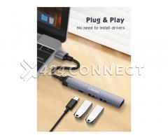 Ldnio Ds-44c New Design Mini Converter Laptop Docking Station 4-in-1 - Image 3/4