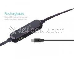 F&D EW201 Extra Bass In-ear Wireless Earphones With Mic(Black)