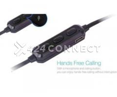 F&D EW201 Extra Bass In-ear Wireless Earphones With Mic(Black) - Image 3/5